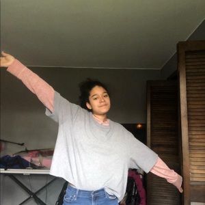 Two-Piece Reworked Long Sleeve Shirt